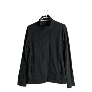 Roots Women's Charcoal Gray Performance Wear Full Zip Jacket